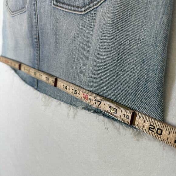 NWT PISTOLA Ryder Medium Wash High-Waisted 5 Pocket Denim Mini Skirt Size 27 - Picture 6 of 7